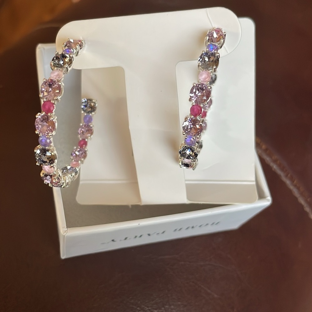 Bomb Party Jewel Candy Summer Edition 2024 Hoop Earrings - Bubblegum Berry
